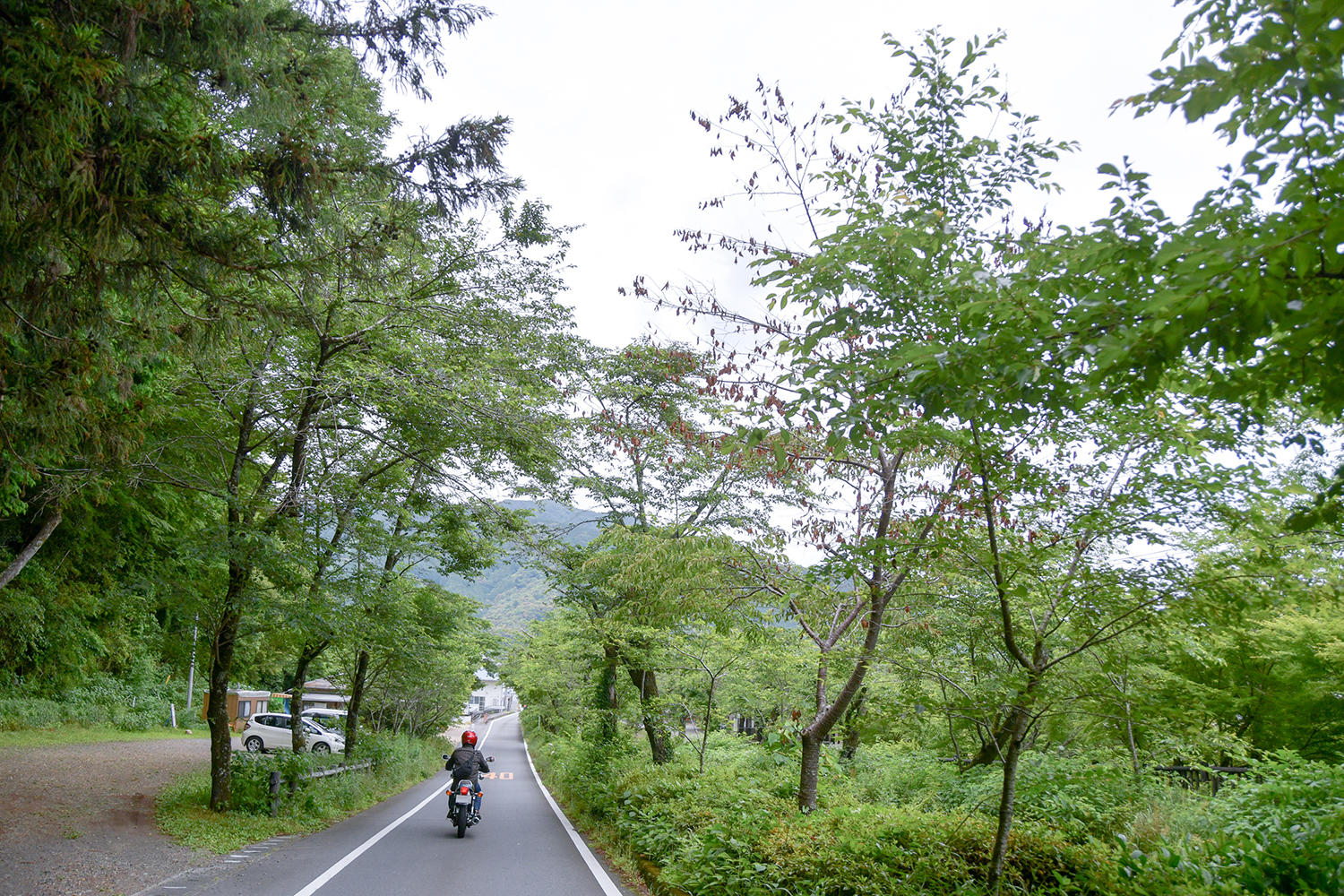 島田金谷インターから走ること約20分（約15km）。