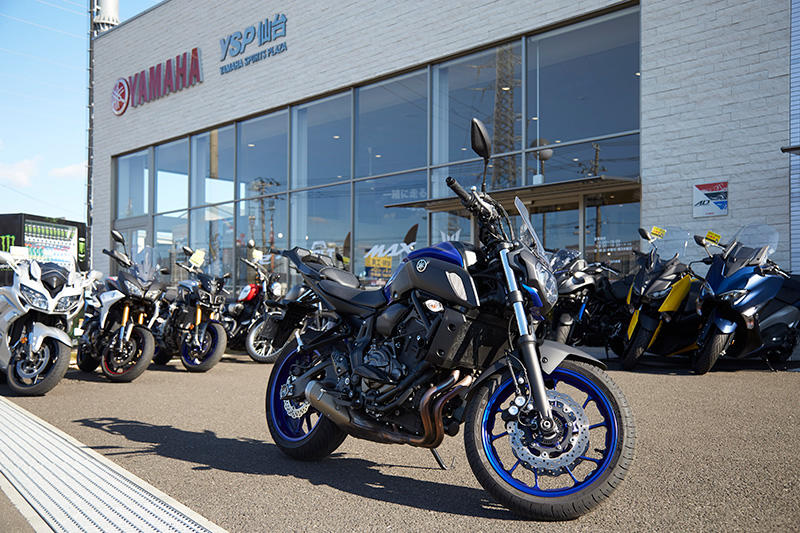 今回の相棒はバイクレンタルの車両にもあるMT-07です。
