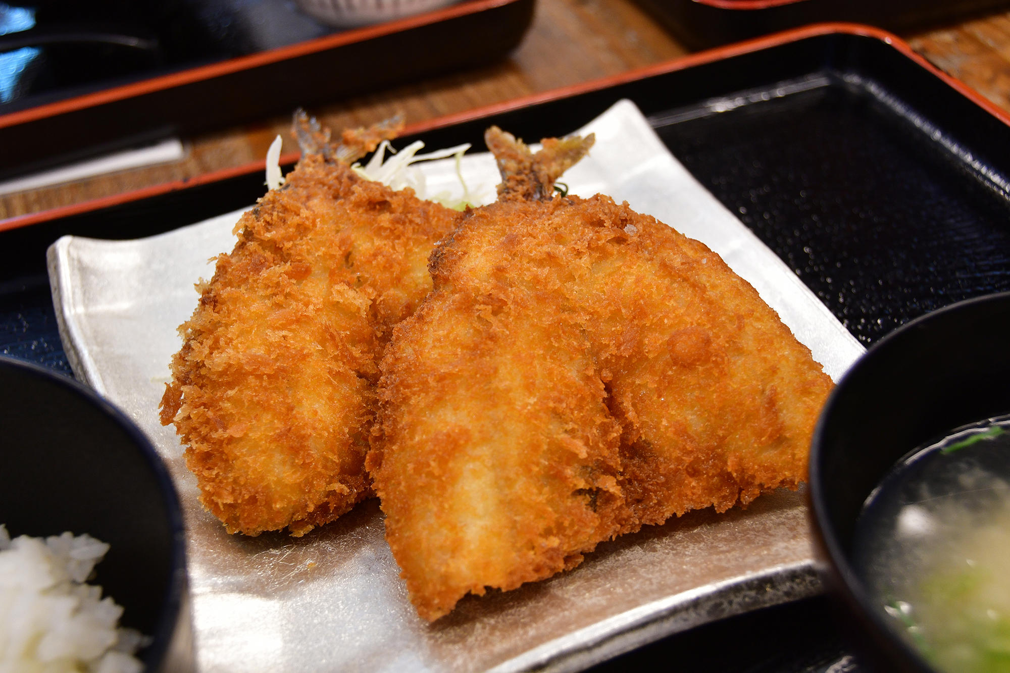 「活あじフライ定食」（980円・税込）もおいしそうでした......。