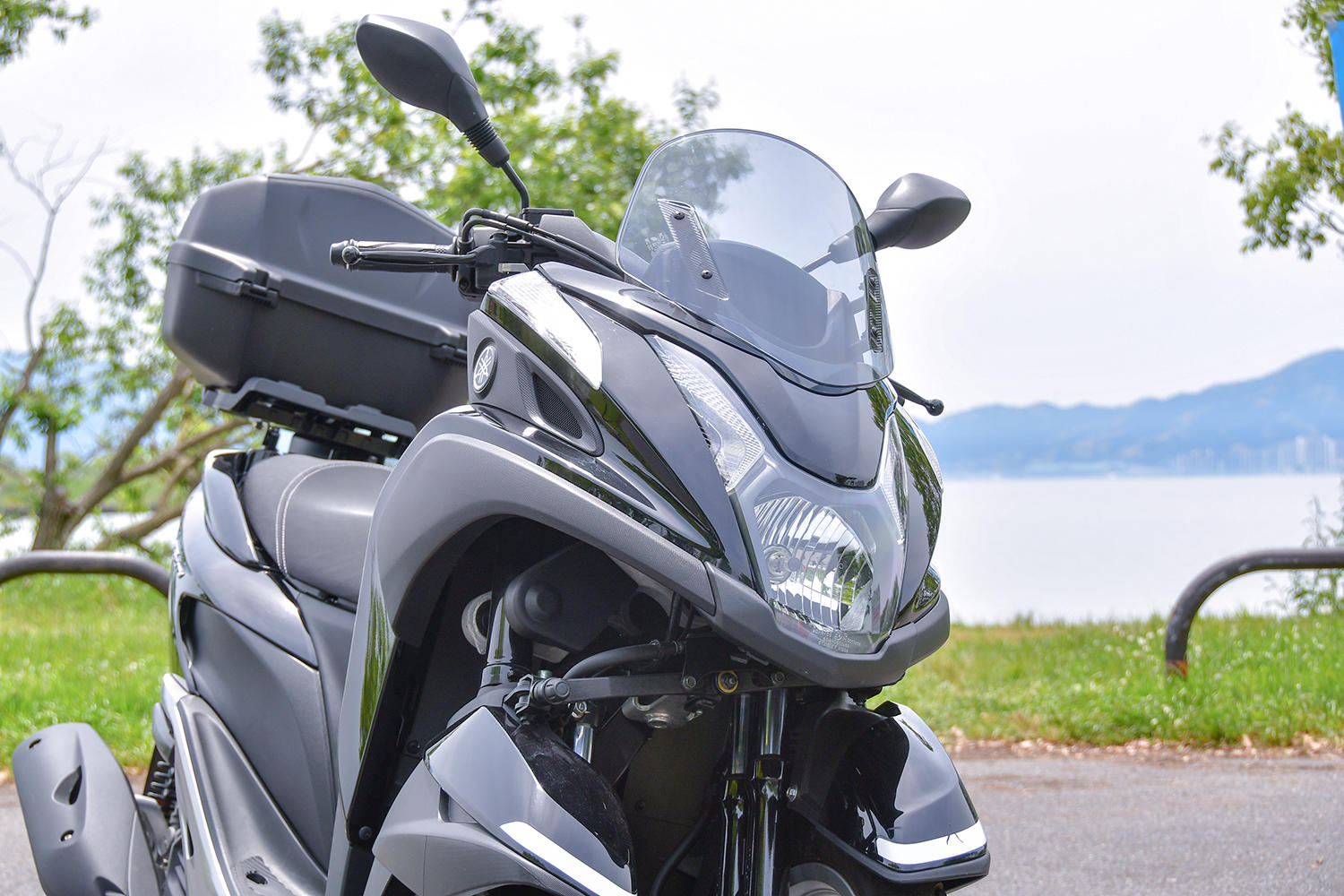 気軽にバイクを止めて休めました。