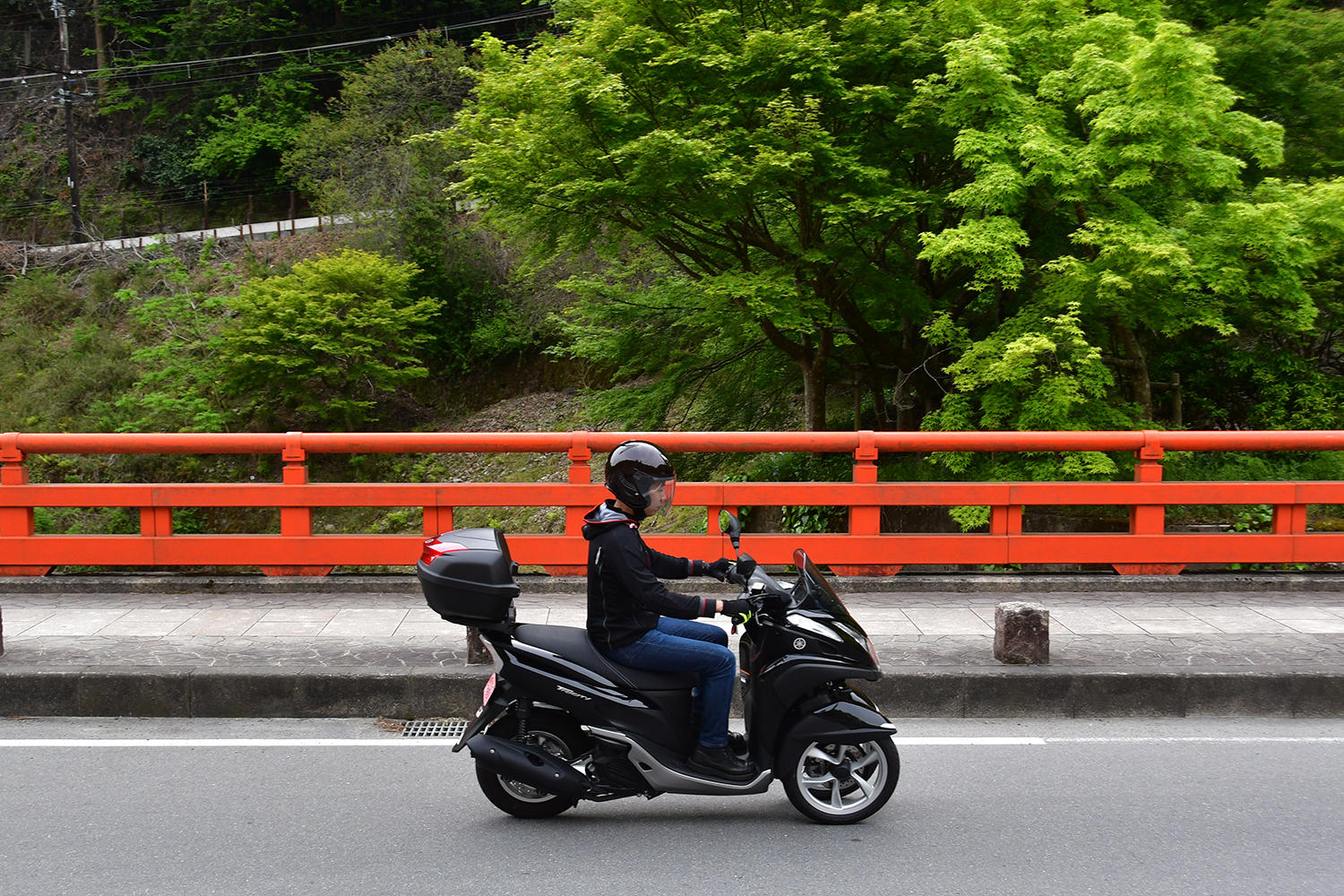 鞍馬・貴船の京都府道38号を抜けて、貴船口へ。