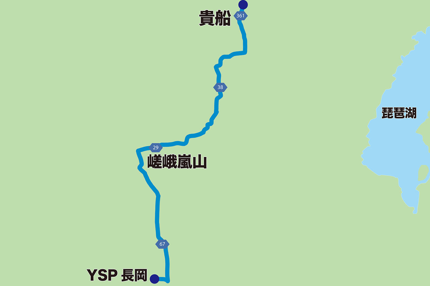 ルートその4：YSP長岡に戻る