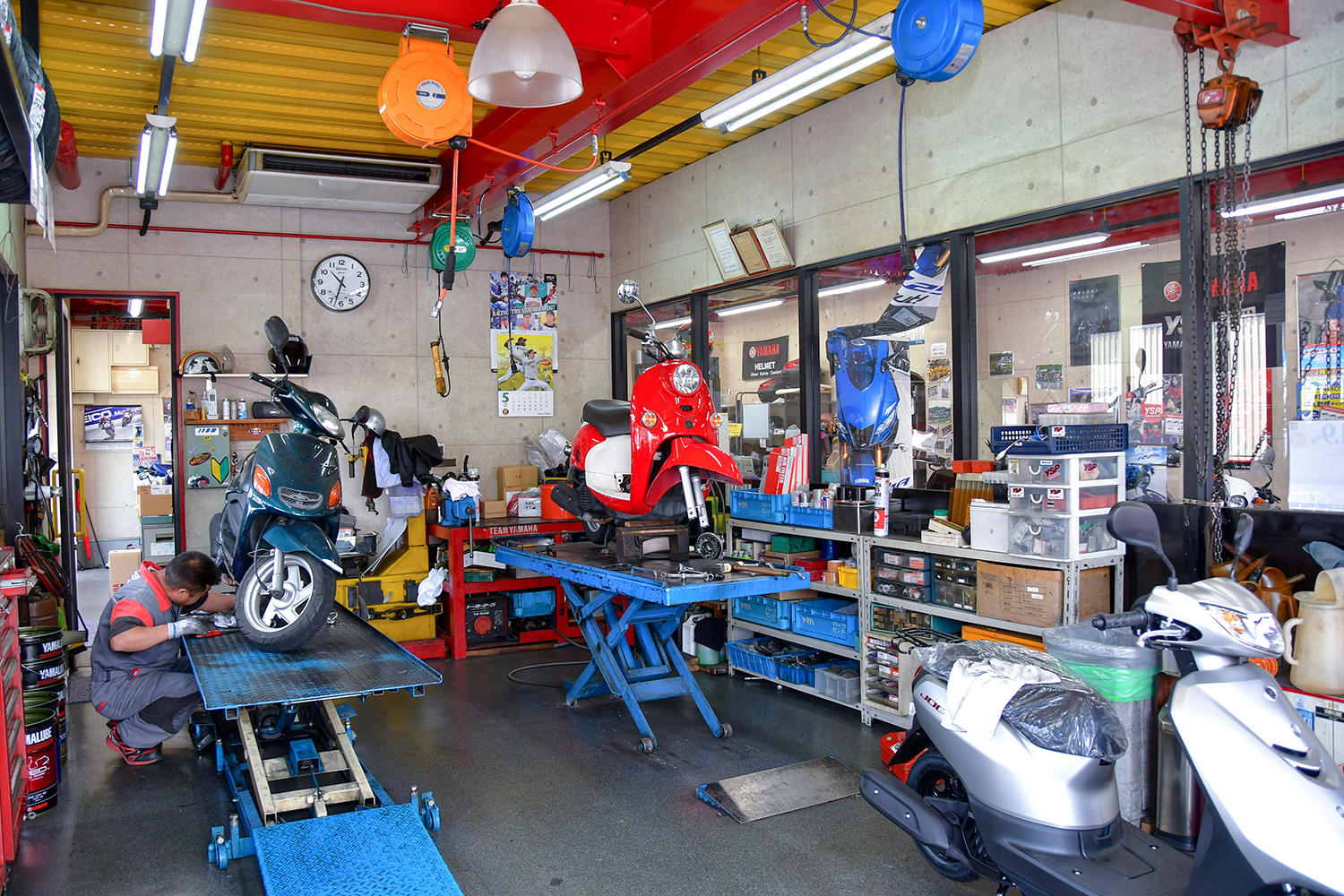 京都で唯一のヤマハ バイクレンタル取扱店ですので（2019年5月現在）、ヤマハ車をレンタルされたいお客さまは、お気軽にお越しください。