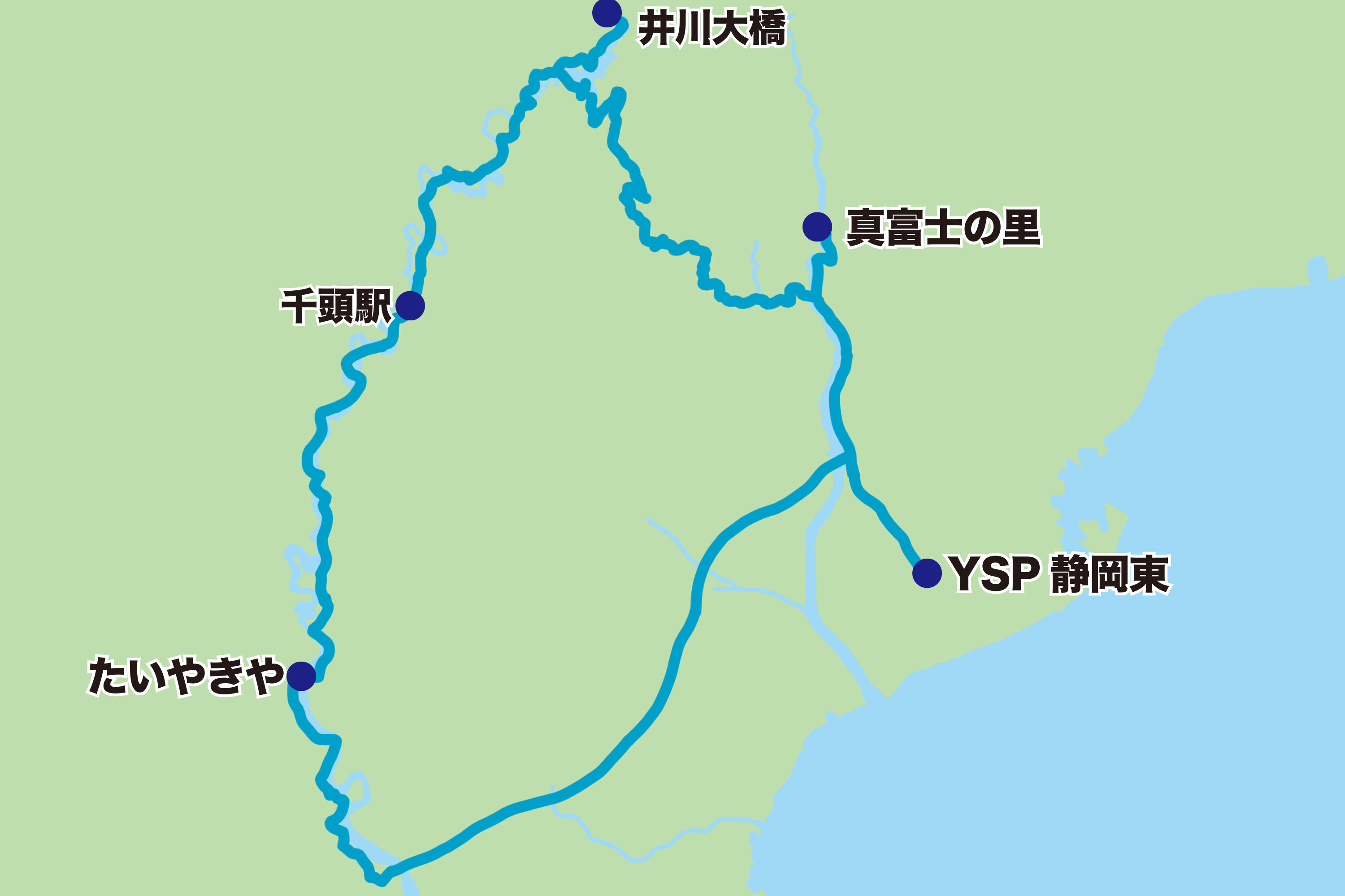 総行程約200km 約7時間