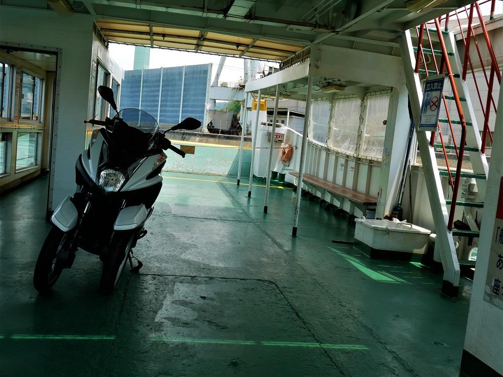 向島に来るまでにかかった時間は１時間３０分ほど。