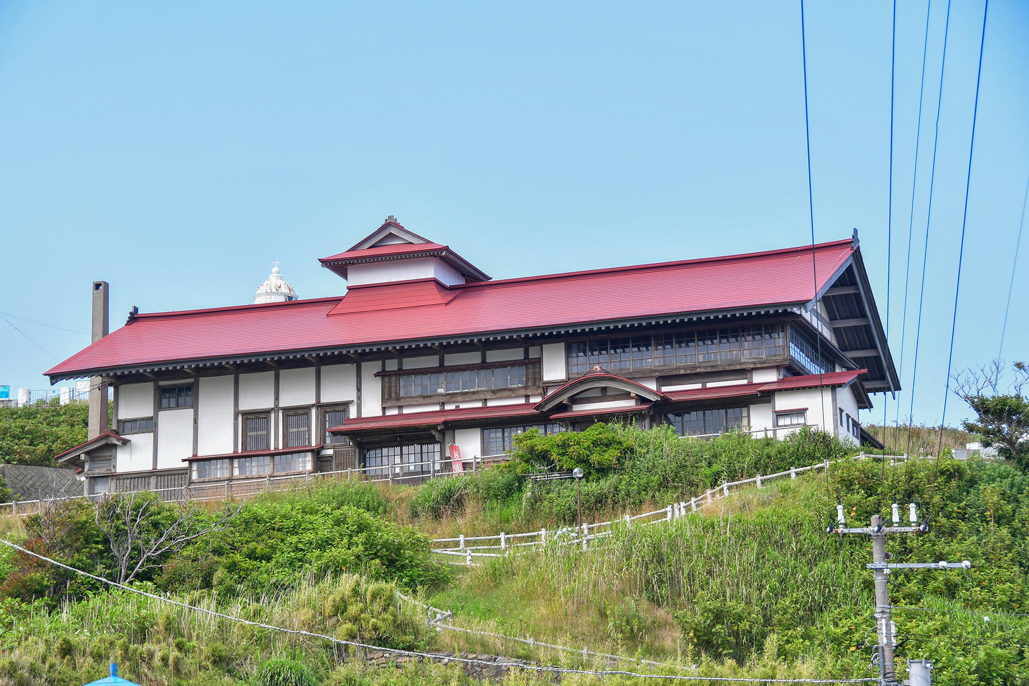 青塚食堂さんの周辺・祝津エリアには、にしん漁が盛んであった時代の建物が点在しており、街並み散策も楽しそうでしたが