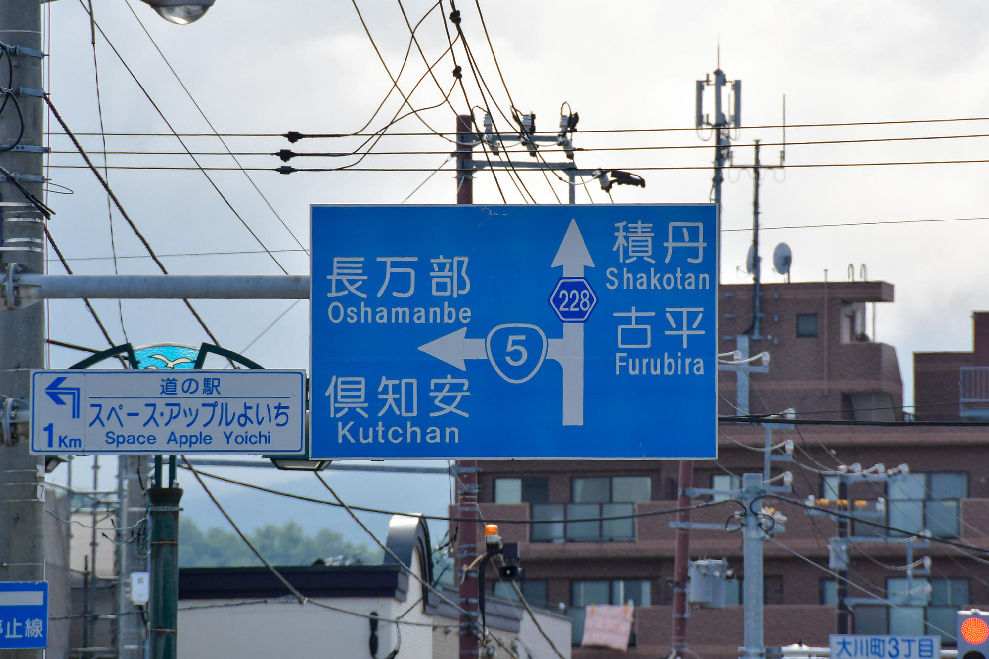 道道228号線から