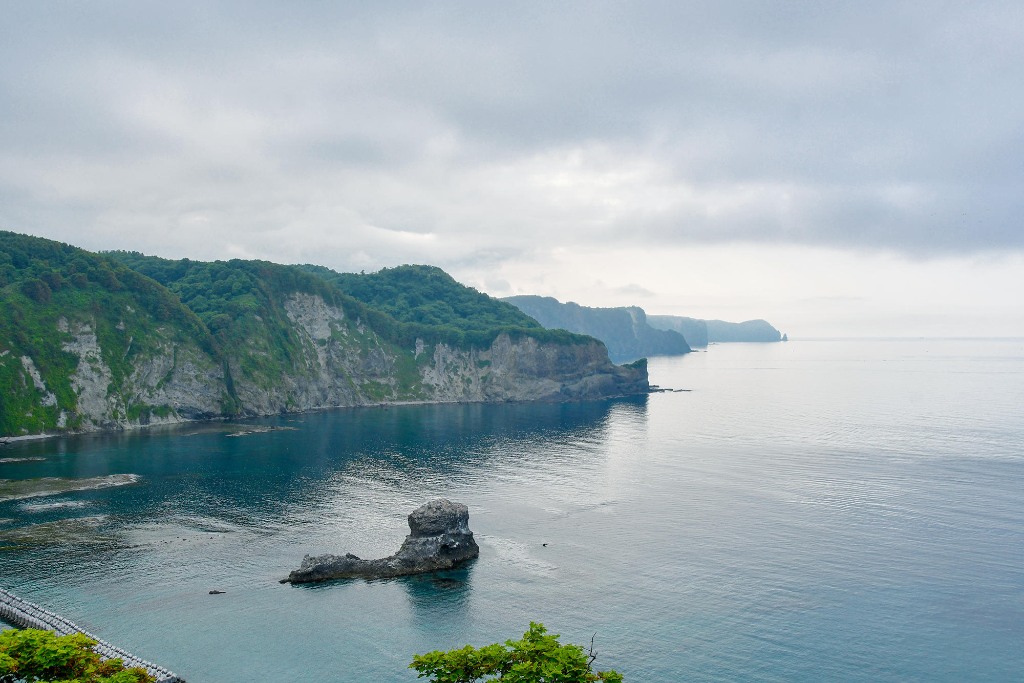 コバルトブルーに輝く海とはいきませんでしたが、それでも爽快な景色を堪能できました。