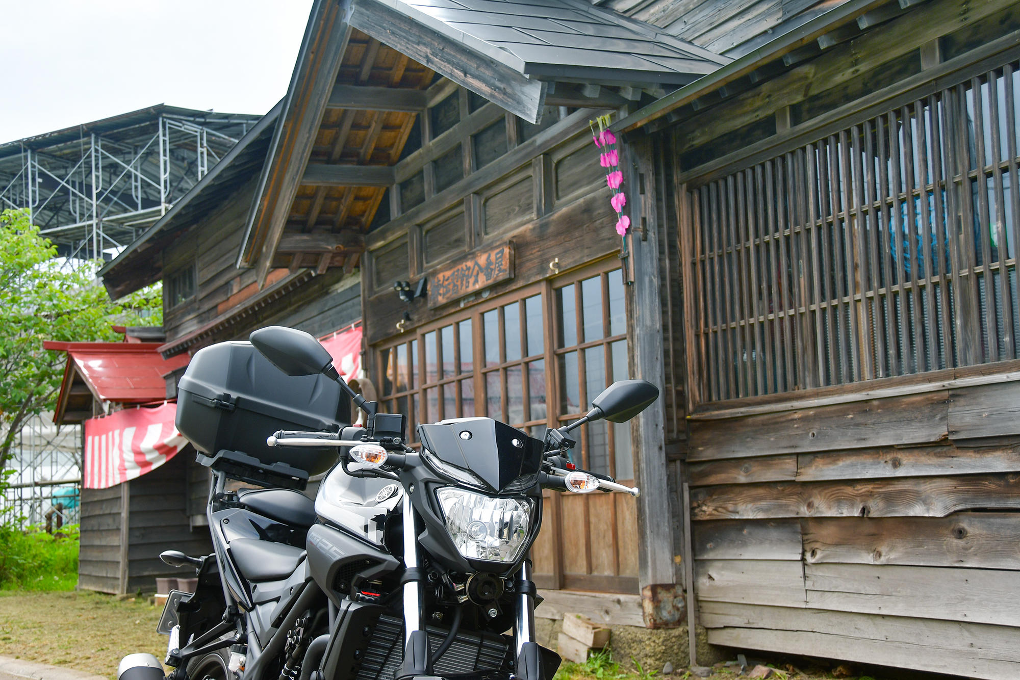 美国港近くにある、鰊伝習館 ヤマシメ番屋