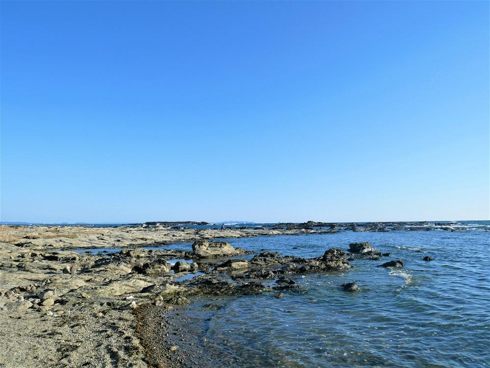 そして白浜毘沙門天海岸に着きました。