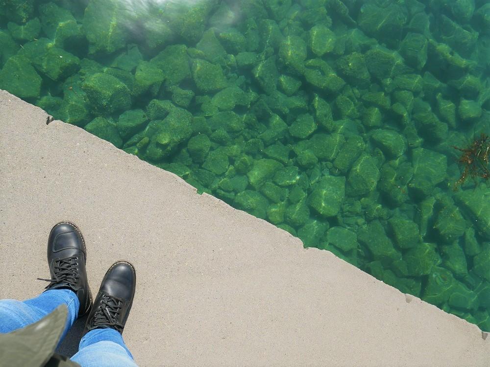 すごくキレイな海です。 