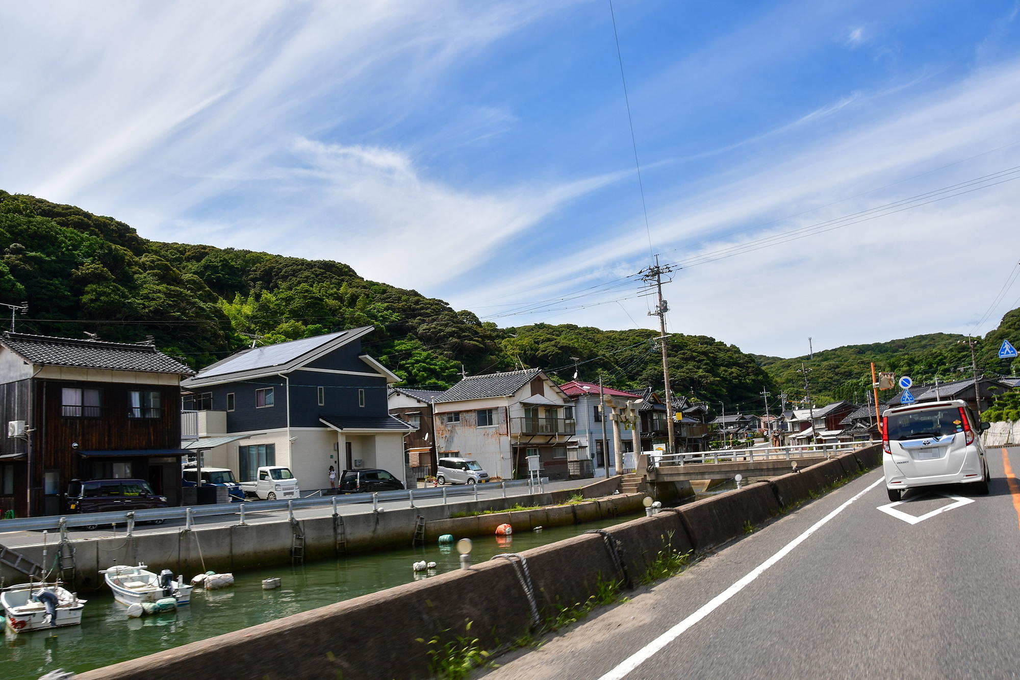 毘沙ノ鼻から35kmほど