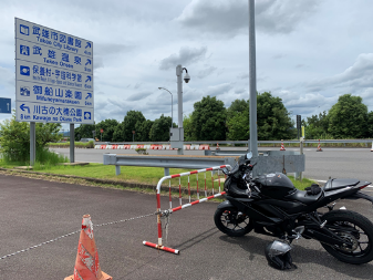長崎自動車道の武雄北方インターチェンジに到着