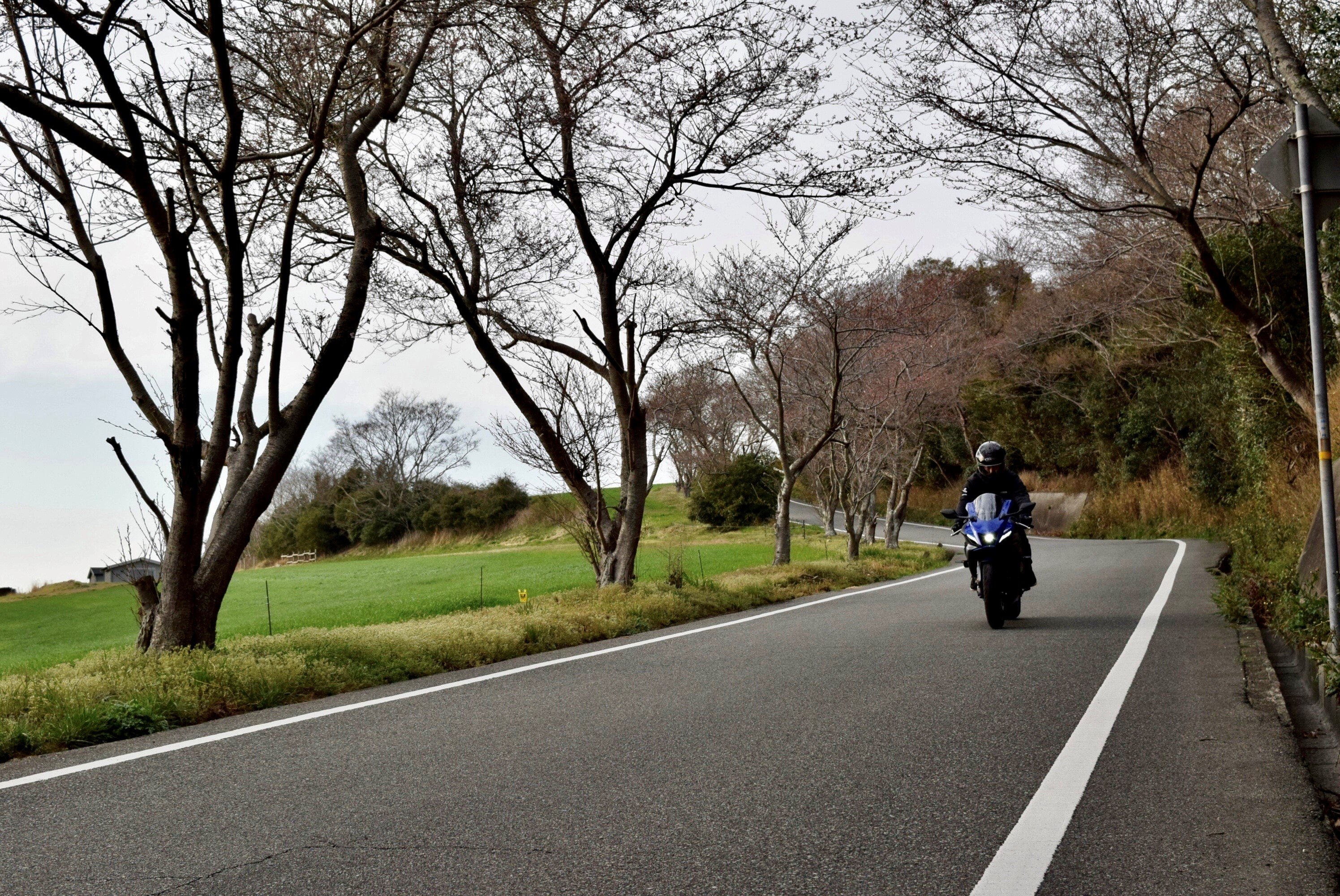 ついついアクセルを回したくなりますが、安全運転を心掛けましょう。