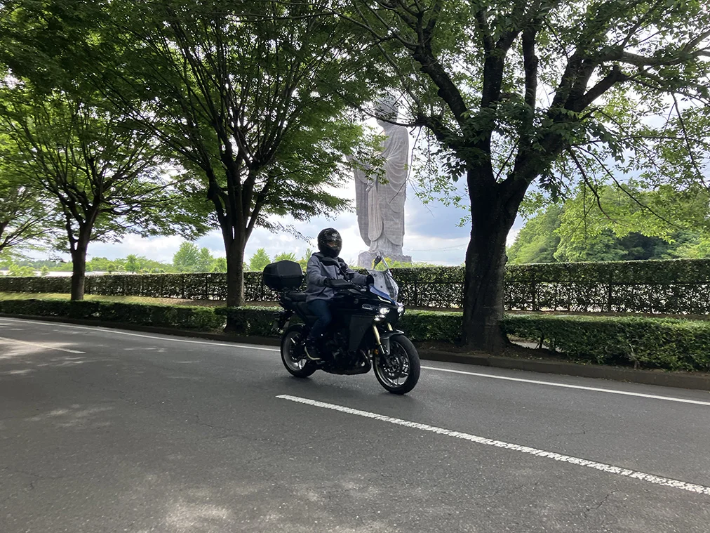 牛久大仏近くの緑道